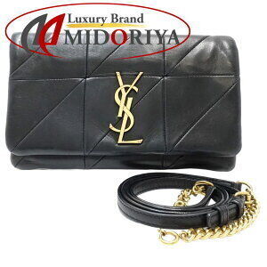 SAINT LAURENT PARIS wallet chain Jamie leather black